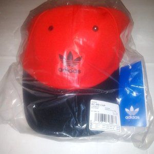 Adidas Basketball Baseball Hat Snapback Cap, Red & Black ~ New & Sealed